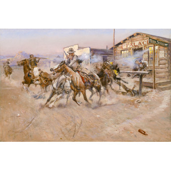 РЕПРОДУКЦИИ НА КАРТИНИ Дим от .45 калибър(1908)